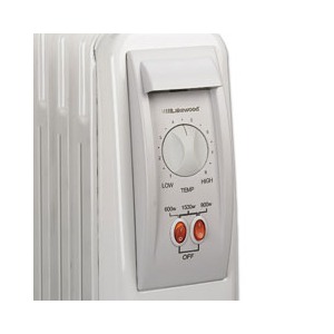Lakewood Oil-Filled 1500W Electric Radiator Heater - LAK5500 - Shoplet.com