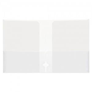 presentation folders pocket plastic clear lion inc office folder