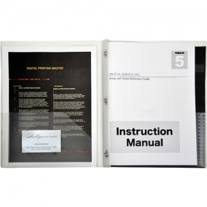 Lion Office Products, Inc 2-Pocket Plastic Folder with Fasteners