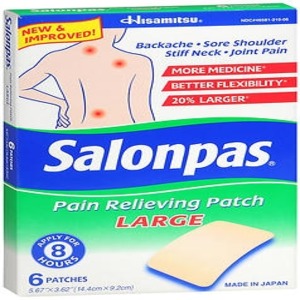 Salonpas Topical Pain Relief Salonpas® 3.1% - 6% - 10% Strength Camphor ...