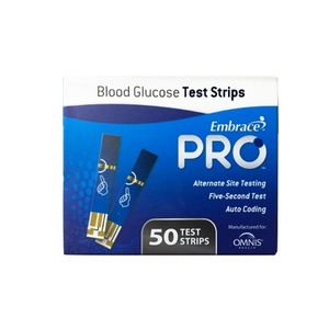 Blood Ketone Test Strips Precision Xtra® 10 Strips per Box 10 second test  time and 1.5 microliters blood sample size For Ketone Precision Meters