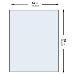 Mckesson General Purpose Drape McKesson Half Drape Sheet 60 W X 44 L ...