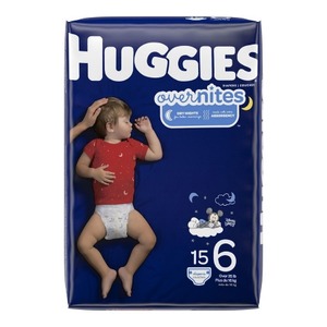  Huggies Overnites Nighttime Diapers, Size 3, 80 Ct : Baby