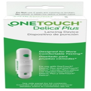 Lancing Device OneTouch® Delica® Safety Lancet Needle Multiple Depth ...