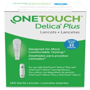 Lancet OneTouch® Incision Device Needle Multiple Depth Settings 33 ...