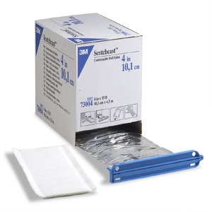 Padded Splint Roll 3M™ Scotchcast™ 4 Inch X 15 Foot Fiberglass White ...