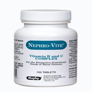 Nephro-vite Vitamin B And C Supplement Nephro-Vite 0.8 Mg Strength ...