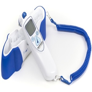 McKesson LUMEON Tympanic Thermometer - Handheld Ear Probe, Blue