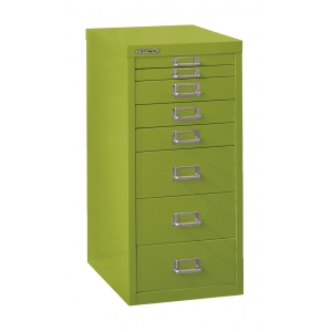  Bisley 8 Drawer Steel Under-Desk Multidrawer Storage