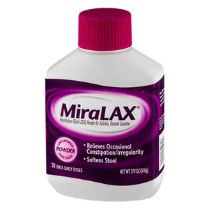 does miralax or colace work faster