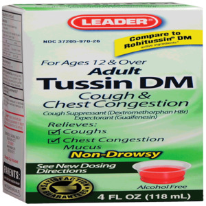 Cardinal Health Leader Tussin DM Liquid Formula, 4 oz. - PH1388081 ...