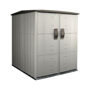 Rubbermaid outdoor vertical storage sheds
 