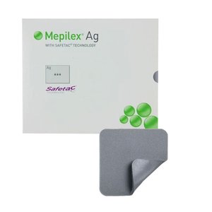 safetac silver dressing Mepilex AG Foam Antimicrobial Dressing with Silver Safetac