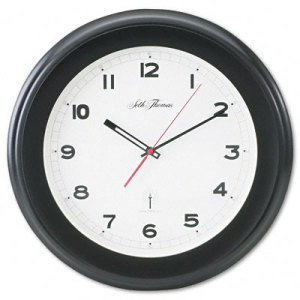 Seth thomas 14 Diameter radio-controlled time standard wall clock ...