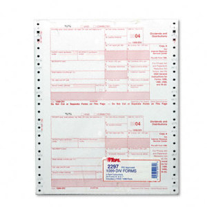 24 Continuous Sets/Pk 6-Part Carbonless ~:~ TOPS BUSINESS FORMS ~:~ W-2 Tax Forms for Dot Matrix Printers 
