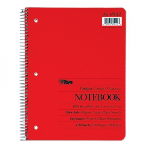 TOPS Lefty Kraft Notebook - TOP65128