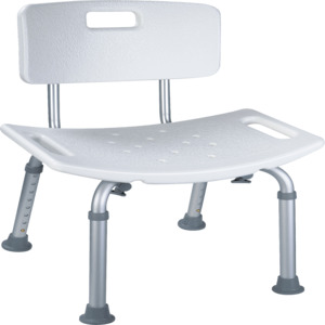 Cardinal Health Shower Chair with Back - ZCHSBH02 - Shoplet.com