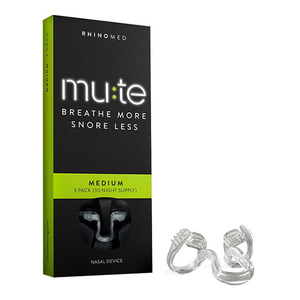 Rhinomed Mute Nasal Snoring Device, Medium - ZYENMUTE10MEDXX - Shoplet.com