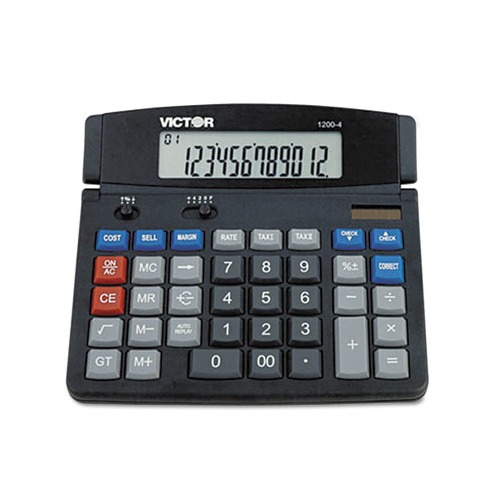 Victor 1200-4 Business Desktop Calculator - VCT12004 Victor 1200-4 Business Desktop Calculator - VCT12004