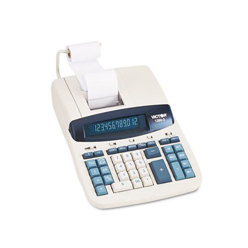 Victor 12603 TwoColor HeavyDuty Printing Calculator VCT12603