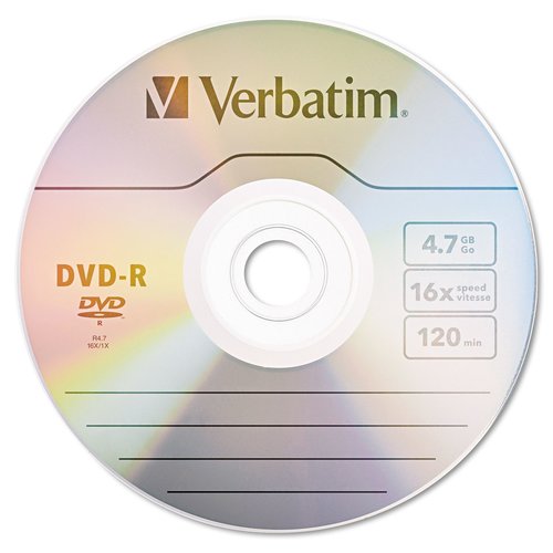 Verbatim DVD-R Recordable Disc - VER95101 - Shoplet.com
