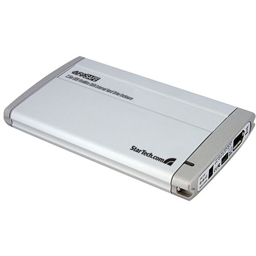 2.5in USB FireWire SATA External Hard Drive Enclosure
