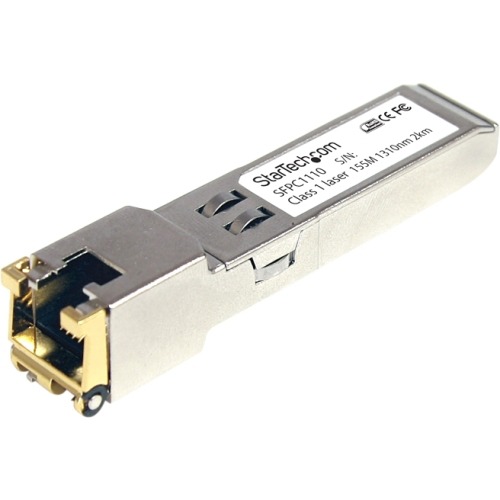 StarTech.com Cisco Compatible Gigabit RJ45 Copper SFP Transceiver ...