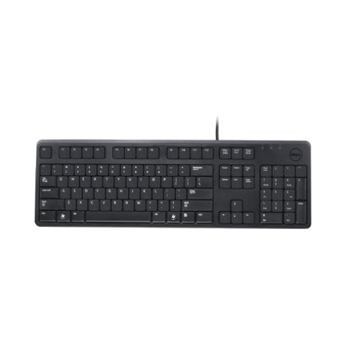 Dell KB212-B Quietkey USB Keyboard - Black - UK/Irish (QWERTY