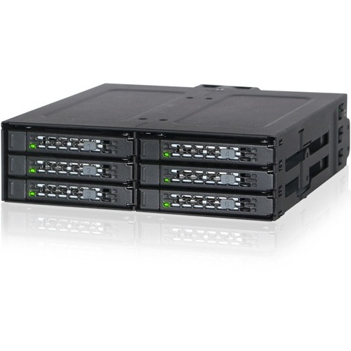 ToughArmor MB608SP-B Drive Enclosure Compatible with 5.25 6Gb/s SAS ICY Dock Serial ATA/60