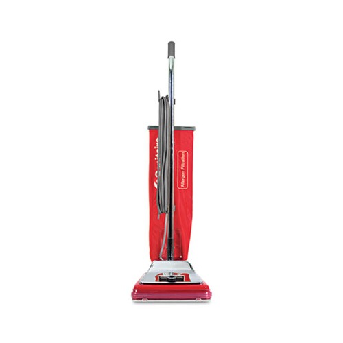 Sanitaire Quick Kleen Commercial Upright Vacuum with Vibra-Groomer II 17.5lb Red