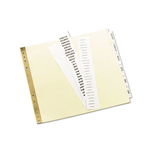 Avery Insertable Clear Tab Dividers for Data Binders AVE11730