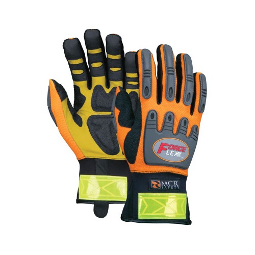 MCR Safety ForceFlex Gloves - HV100L - 127-HV100L - Shoplet.com