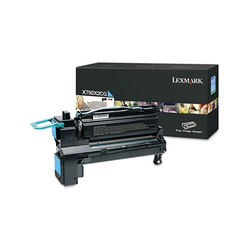 X792X2CG Extra High-Yield Toner, 20,000 Page-Yield, Cyan X792X2CG Extra High-Yield Toner, 20,000 Page-Yield, Cyan