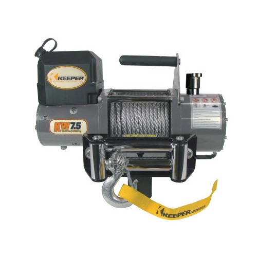 Keeper Heavy Duty Series 12 Volt DC Electric Winches - KW75122RM - 130 ...