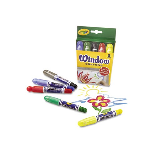 Crayola Washable Window Crayons - CYO529765 - Shoplet.com
