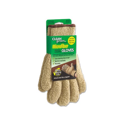 Master Caster CleanGreen Microfiber Cleaning and Dusting Gloves