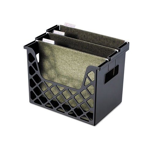 Recycled Desktop File Organizer, 3 Sections, Letter Size Files, 13.25