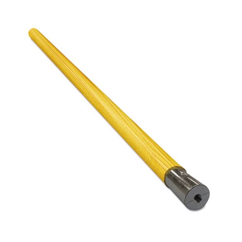 thumbnail image 2 of Lie-Flat Mop Handle - 60 Inch Lacquered Wood With Screw-In Connector, 1 1/8 Inch Diameter 2 of 5
