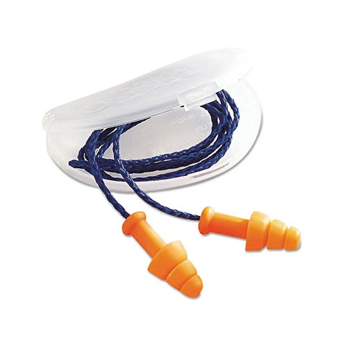 SmartFit Multiple-Use Earplugs, Corded, 25NRR, Orange, 100 Pairs SmartFit Multiple-Use Earplugs, Corded, 25NRR, Orange, 100 Pairs
