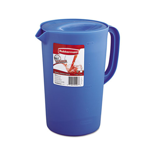 Rubbermaid 3063RD Economy Pitcher with White, Lid - RCP3063PRPER