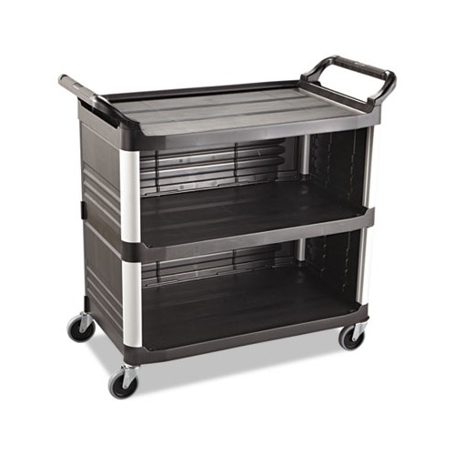 Rubbermaid® Commercial Three-Shelf Service Carts