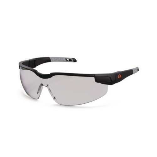 Skullerz DELLENGER Anti-Fog Safety Glasses w/Adj Temples,Black Frame,Indoor/Outdoor Polycarbonate Lens, Ships in 1-3 Bus Days