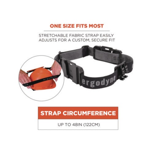 Skullerz 8980 Headband Light Mount with Fabric Strap, Ships in 1-3 Business Days