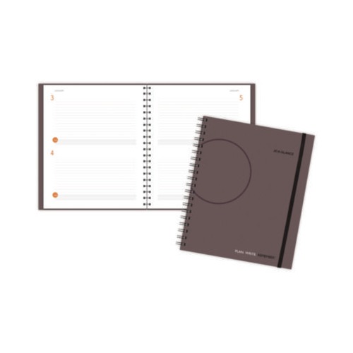 Plan. Write. Remember. Planning Notebook Two Days Per Page , 11 x 8.38, Gray Cover, Undated Plan. Write. Remember. Planning Notebook Two Days Per Page , 11 x 8.38, Gray Cover, Undated