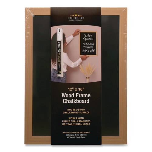 Excello Global Products Chalkboard Sign - EXOEGPHD0514S - Shoplet.com