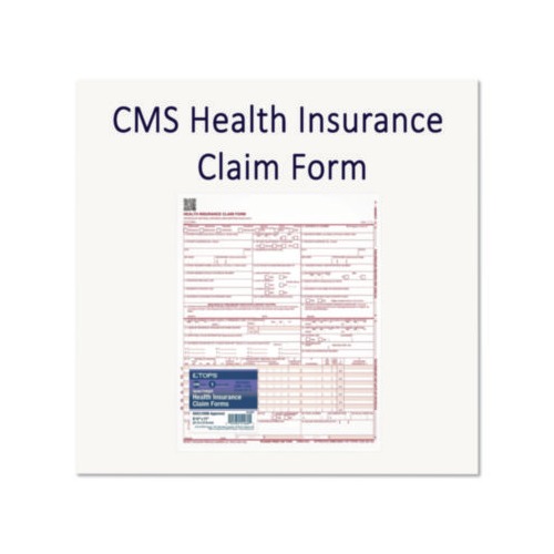 Adams CMS Health Insurance Claim Form - ABFCMS1500L1V - Shoplet.com