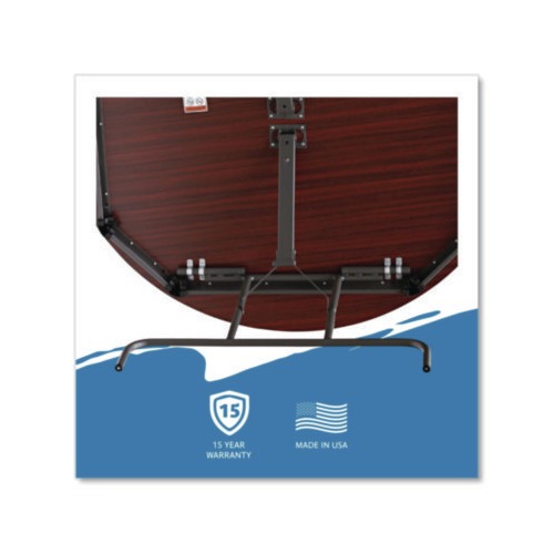 Iceberg OfficeWorks Wood Folding Table - ICE55264 - Shoplet.com