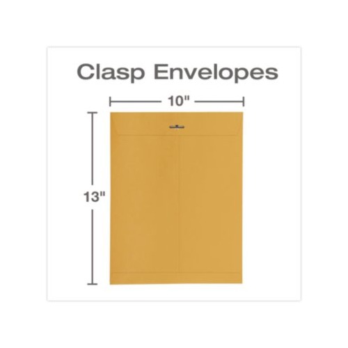 Quality Park10 X 13 Clasp Envelopes Heavy 32 Lb Brown