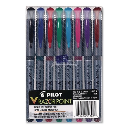 Pilot Corp Of America V Razor Point Liquid Ink Porous Point Pen ...