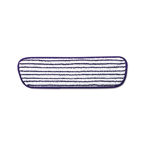 Microfiber Finish Pad, 18 x 5 1/2, Blue/White, 6/Carton Microfiber Finish Pad, 18 x 5 1/2, Blue/White, 6/Carton